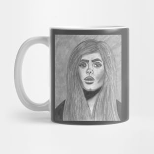 Female portrait Mug